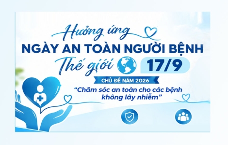 Hưởng ứng: NGÀY AN TOÀN NGƯỜI BỆNH THẾ GIỚI NĂM 17/9/2026 