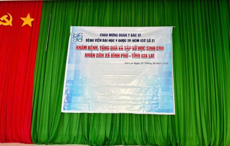 Sẻ chia yêu thương, chăm sóc sức khỏe cho người dân tại xã Bình Phú, tỉnh Gia Lai