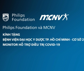 Tiếp nhận quà tặng giá trị từ MCNV và Philips Foundation !