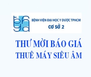 Thư mời báo giá: Thuê máy siêu âm