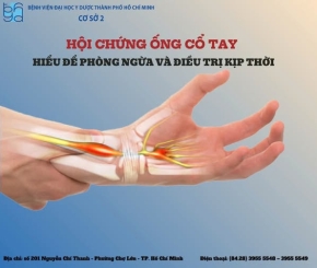 Hội chứng Ống cổ tay - Hiểu để phòng ngừa và điều trị kịp thời